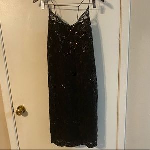 H&M cocktail black/sequins dress Sz. 6